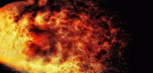 Obraz premium 抽象的な火炎の背景