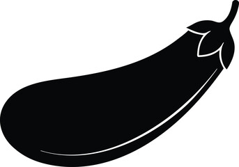 Calm eggplant vector icon.eps