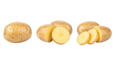 Yellow Potatoes Whole Sliced