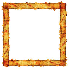 Burnt Paper Frame transparent background png
