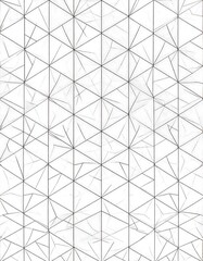 Geometric pattern of intersecting lines forming a repeating hexagonal design