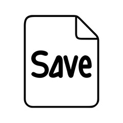 sale sign isolated on white