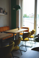 Interior of a cozy cafe