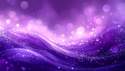 Ein abstrakter Hintergrund in tiefem Violett bis hellem Lila mit sanften Bokeh-Lichtern