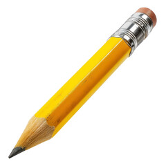 Yellow Pencil isolated on transparent background png