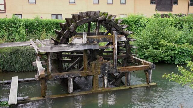 Wasserrad an der Wiesent in Ebermannstadt