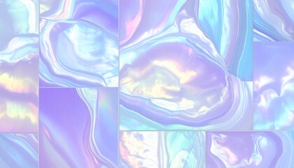 幻想的なパールシェルのタイル風背景