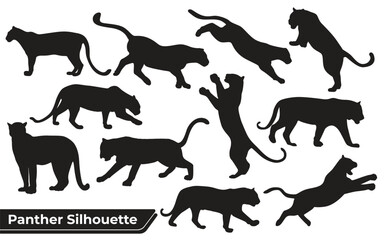 tiger silhouettes sheet