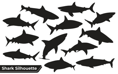 shark silhouettes sheet