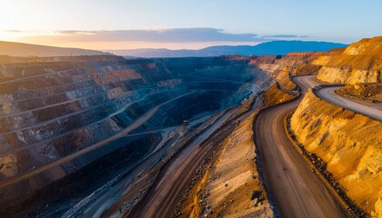 Open-Pit Mining Landscape