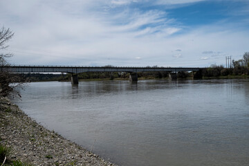 Fototapeta premium bridge over the river