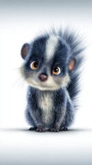 Adorable small animal with big eye, a captivating closeup portrait closeup