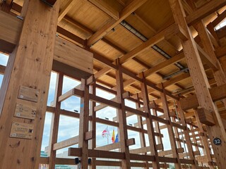 大阪万博で有名な大屋根リング
