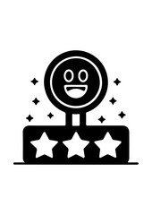 Good Reviews / Customer Satisfaction Icon