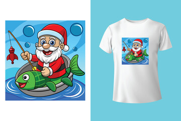 Merry Christmas vintage style black t shirt for winter collection