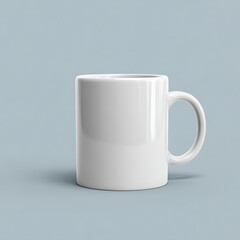 Classic white coffee mug mock-up ready for your branding design here