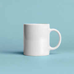 Classic white coffee mug mock-up ready for your branding design here