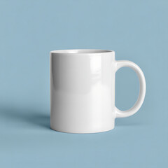 Classic white coffee mug mock-up ready for your branding design here
