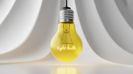 Radiant lightbulb illuminates innovation and bright ideas beautifully