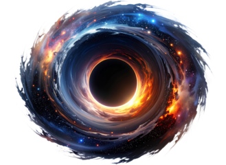 Firefly_Black Hole PNG – Transparent Space Effect