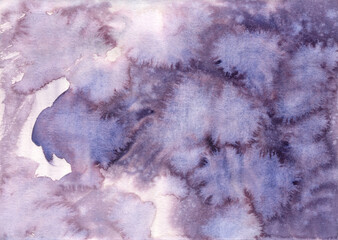 Hand drawn texture TIE-DYE WASH watercolor plum cosmic decor illustration painted. Aquarelle effect drawing. Backdrop, wallpaper, wrap, fabric, sketchbook, poster print invitation, business cards