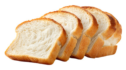 Freshly sliced loaf bread ready to make sandwiches, toast, or breakfast dishes