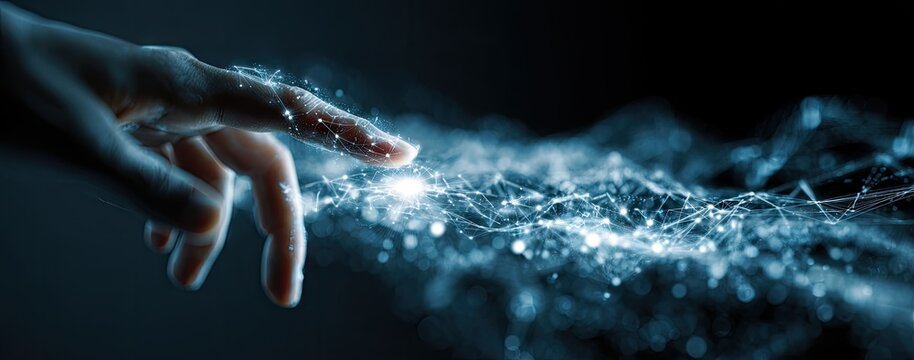 Divine Creation, Hand of God, Genesis, Artistic, Spiritual, Touching.