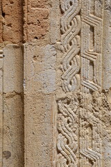 detail of a stone wall