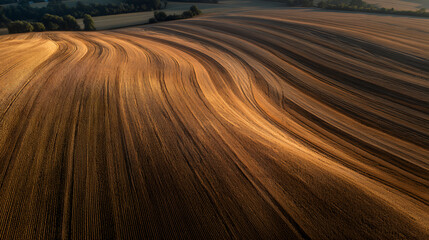 Wind‑Carved Desert Ridges, Aerial Texture, 4K