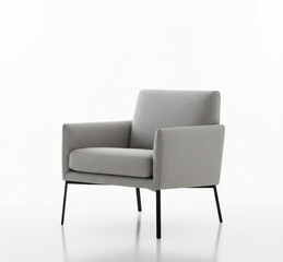 modern leather armchair