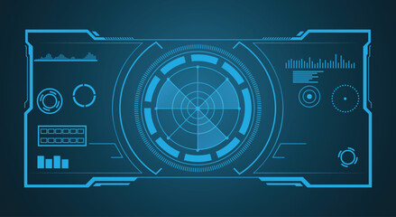 abstract hud ui gui future futuristic screen system virtual design