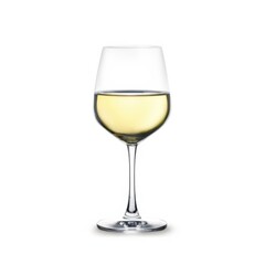 Closeup of a Glass of White Wine