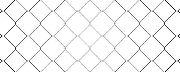 Fototapeta premium Mesh texture for fishing nets. Seamless pattern for sportswear or soccer goal, volleyball net, basketball hoop