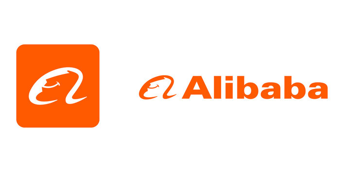 Alibaba icon, Alibaba logo on Transparent background. vector, symbol, sign, design, illustration png, social media.