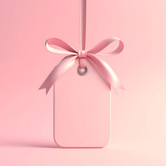 A small stylized gift tag 