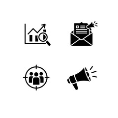 All-in-One Icon Set for Data, Email, SEO & Marketing  High-Quality Visuals for Digital Campaigns, Business Strategy & Growth