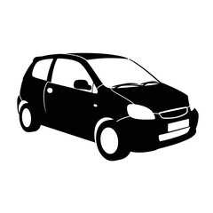 Fototapeta premium car isolated on white background