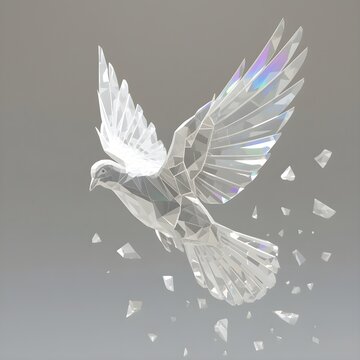 Fragmented Dove of Peace