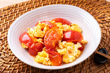 トマトのたまご炒め