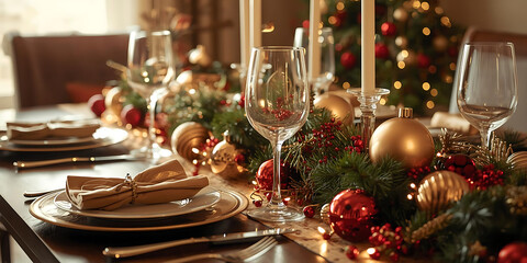 Warm Celebration Table Scene