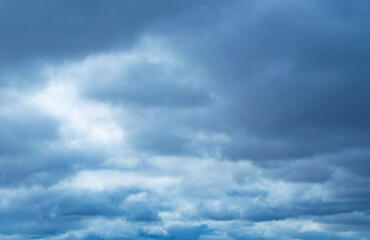 clouds and soft blue sky