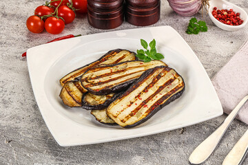  Vegan Grilled eggplant slices snack