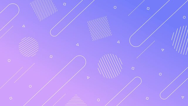 Cute and pop geometric simple business background