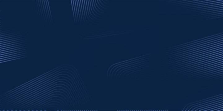 Dark blue background. Modern line stripes curve abstract presentation background. Luxury paper cut background. Abstract decoration, golden pattern, halftone gradients, 3d Vector illustration