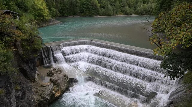 Lechfall, Fussen, Germany, September.