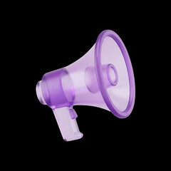 megaphone isolated on white