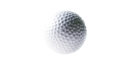 golf ball on white