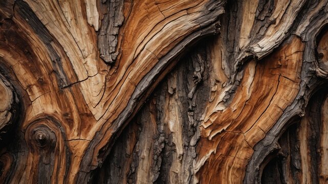 Textured tree bark revealing intricate patterns and natural beauty, capturing the essence of the outdoors
