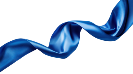 abstract blue ribbon background