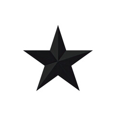 Obraz premium Golden 3d illustration of a shiny star, a festive decoration and a symbol of celebration for the holiday